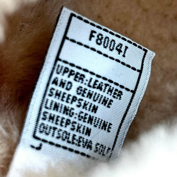 UGG men’s lug Eva sole shearling leather boots booties - Picture 9 of 9